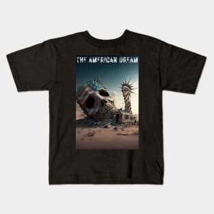 Death of the American Dream v2 Kids T-Shirt